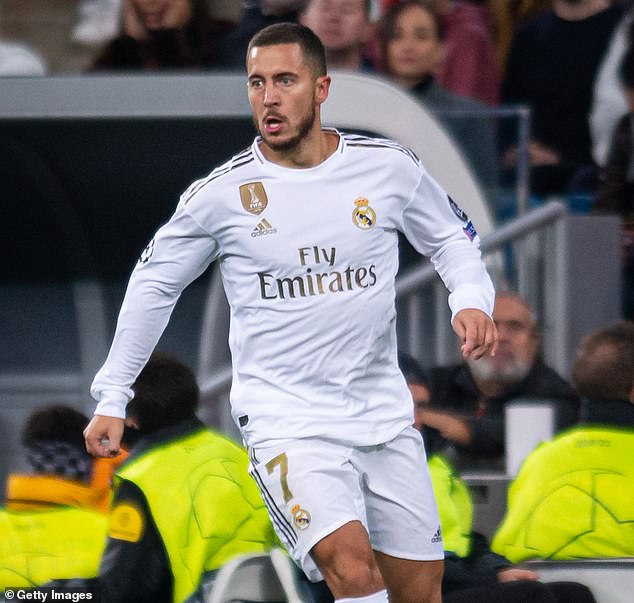 Hazard had weight problems during his time at Real Madrid, before retiring last year.