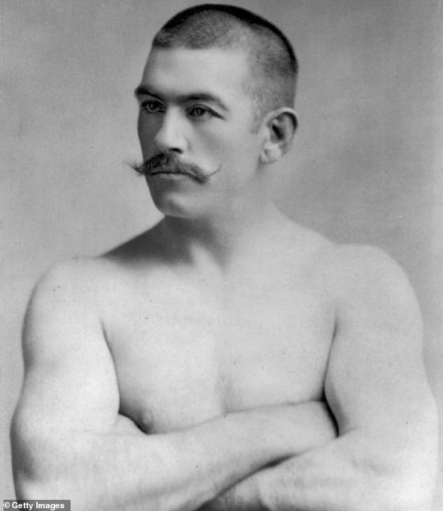 John L. Sullivan (pictured) would not give Jackson a title shot because of the color of his skin.