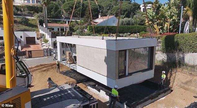 The national housing crisis has led to the rise of prefabricated homes (pictured), which are faster and cheaper to build.