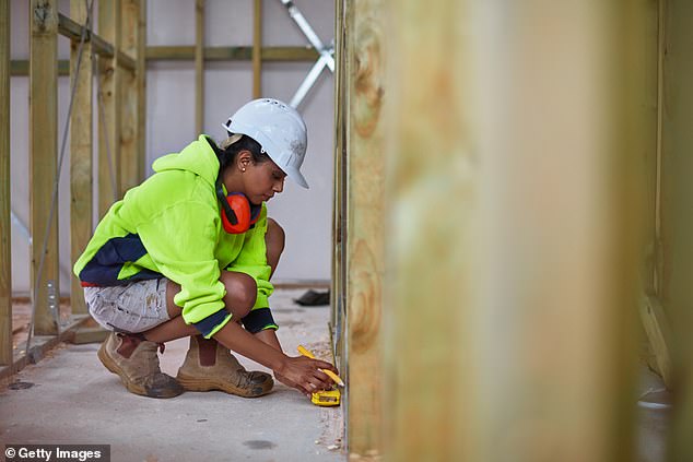 Around 60,000 new homes need to be built per quarter to meet the federal government's target.
