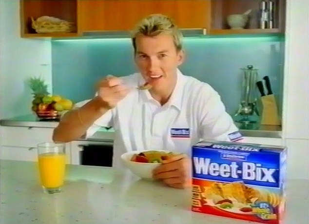 Former Australian fast bowler Brett Lee was one of Weet-Bix's most iconic ambassadors.
