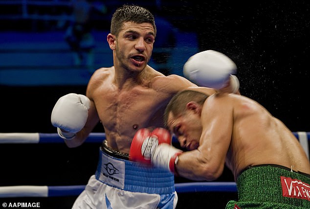 Dib (pictured fighting Jorge Lacierva) says he ended up at a big strip club with the rapper during Ramadan.