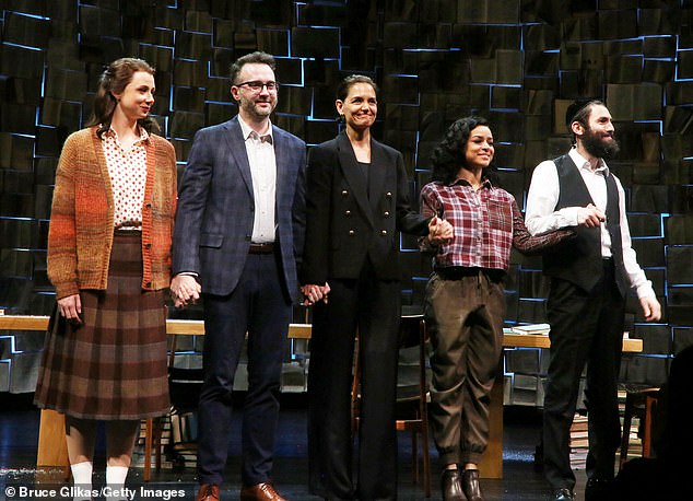 For the most part, the Toledo, Ohio native has been able to enjoy some downtime since wrapping her most recent performance in Roundabout Theater Company's production of the off-Broadway play The Wanderers a year ago; She is seen with the cast after a performance in February 2023.