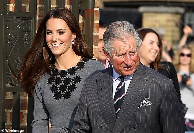 Kate and Charles smile as they visit the Dulwich Picture Gallery in south London on March 15, 2012.