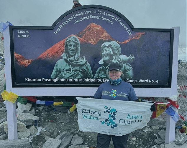 A friend posted photos of Keen arriving at Mount Everest Base Camp on social media and wrote: 'Congratulations Emma, ​​you are an inspiration!'