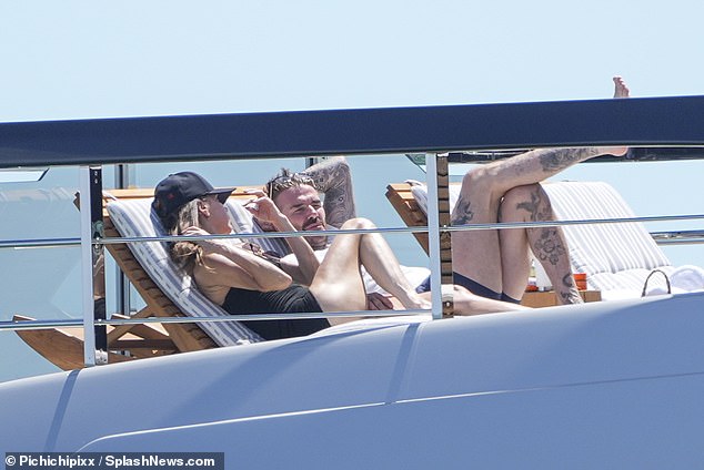 The Beckhams often travel to the United States during school holidays to soak up the sun and be together as a family.