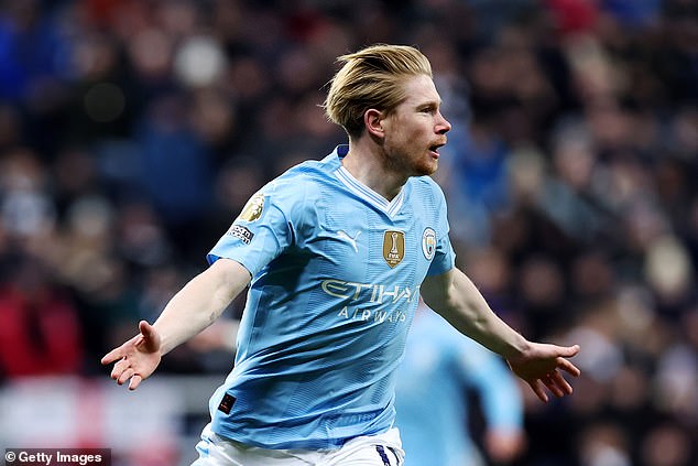 Man City playmaker Kevin De Bruyne comes in third and earns a monthly salary of £1.73 million.