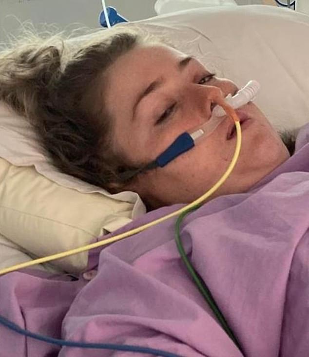 Ms Grant suffered a stroke and was rushed to hospital by paramedics, where she underwent emergency surgery to remove a blood clot from her groin.