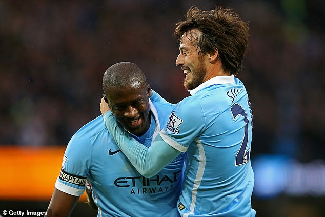 David Silva (right) is a new inclusion in the shortlist, while Yaya Touré (left) returns