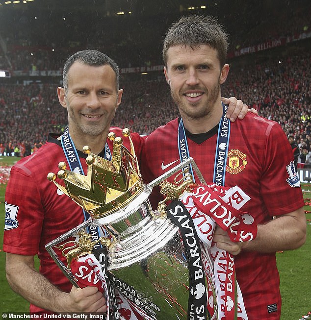 In total, six of Giggs' former Manchester United teammates are on the short list