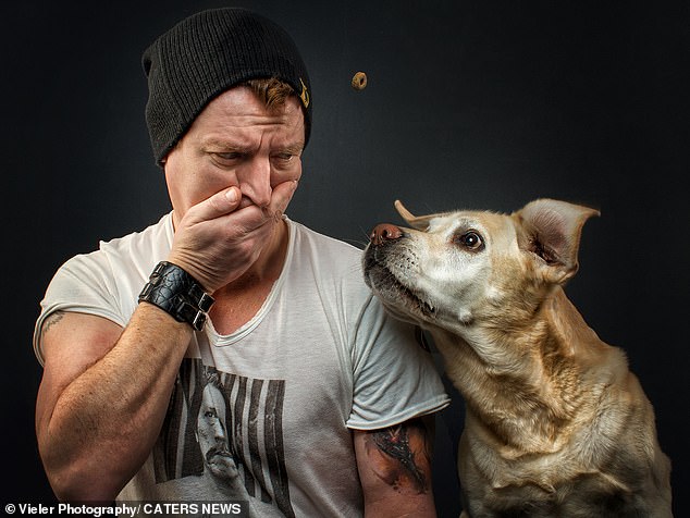 Christian Vieler is the photographer who took all the photos of the senior dogs for his ever-growing collection.