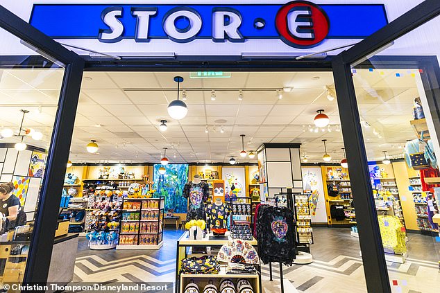The hotel's gift shop (pictured) is called ¿STOR-E¿, after the 2008 film WALL-E.