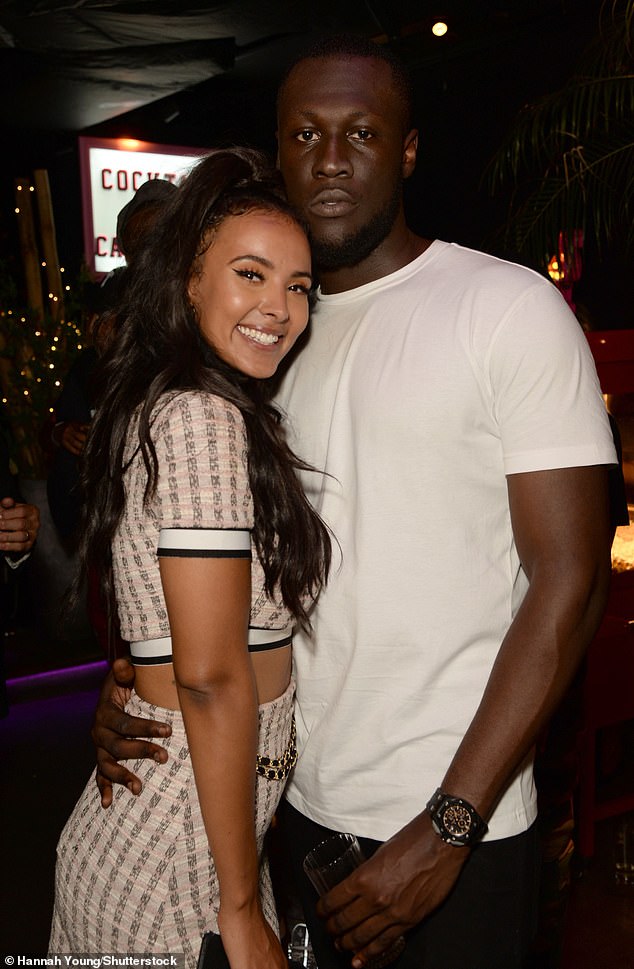 Maya, 29, and Stormzy rekindled their romance last summer, confirming they got back together during a romantic holiday in Greece in August 2023 (pictured together in 2018).