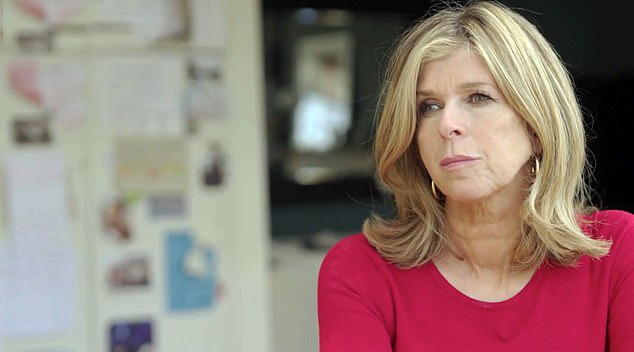 His widow, ITV presenter Kate Garraway (pictured, in ITV's Derek's Story), is broadcasting heartbreaking footage of his final months to expose the lack of funding for families left caring for seriously ill loved ones at home .