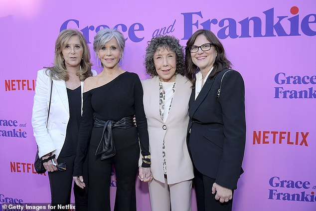 Weinstein served as executive producer on all 94 episodes of the hit Netflix series Grace and Frankie, starring Jane Fonda and Lily Tomlin;  seen in April 2022