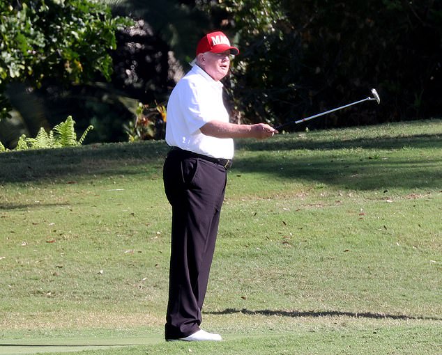 Trump also owns golf properties, including the Trump International West Palm Beach, Florida golf course.