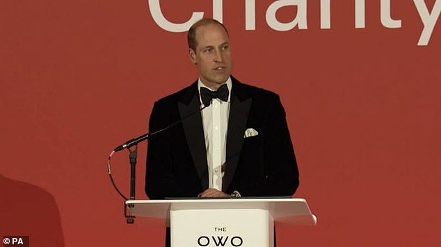 Returning to duty for the first time following his wife's abdominal surgery and his father's cancer diagnosis, the Prince of Wales hosted a gala dinner for the Air Ambulance service and gave a speech.