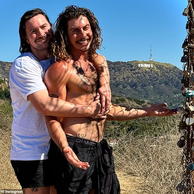Adam appears here with the other half of Peking Duk, Reuben Styles.