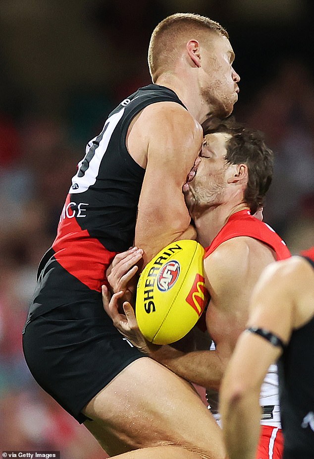 It follows Wright, 27, being charged with rough conduct for his hard hit (pictured) against Sydney's Harry Cunningham on Saturday night at the SCG.