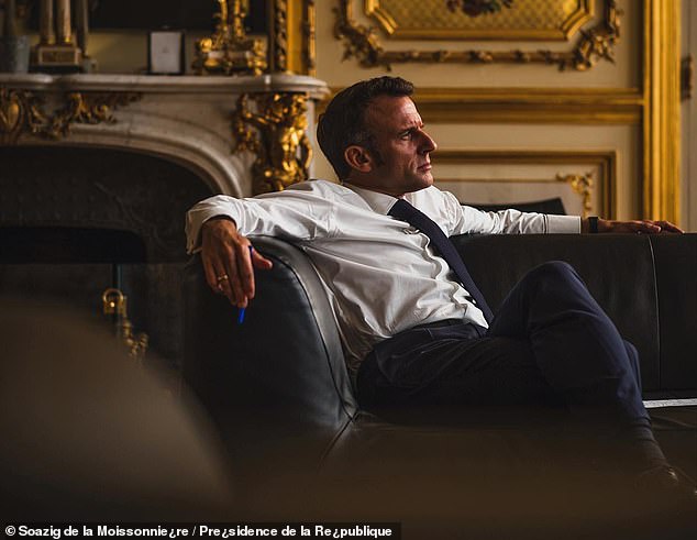 Macron's public relations push is said to seek to present him as the complete package, with equal parts style and substance.