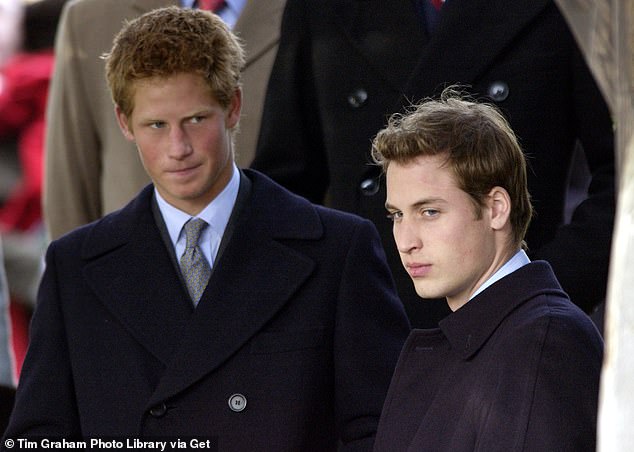 Prince Harry's relationship with his brother suffered and they barely spoke, says author and royal commentator Katie Nicholl. Harry and William appear at Sandringham.