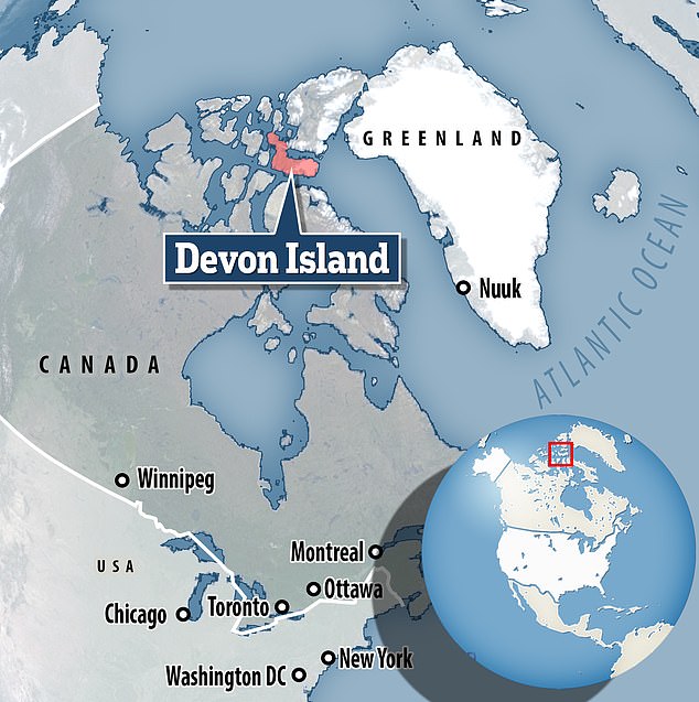 From Greenland it is possible to sail to Devon Island following the path of the legendary Northwest Passage.