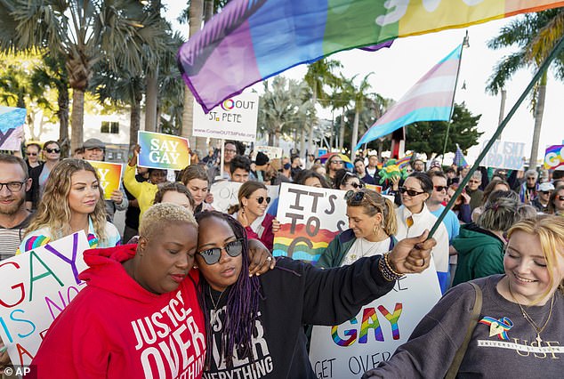 The Parental Rights in Education Act, dubbed the 'Don't Say Gay' law by its critics, was signed in 2022 by Governor Ron DeSantis and caused a storm across the country.