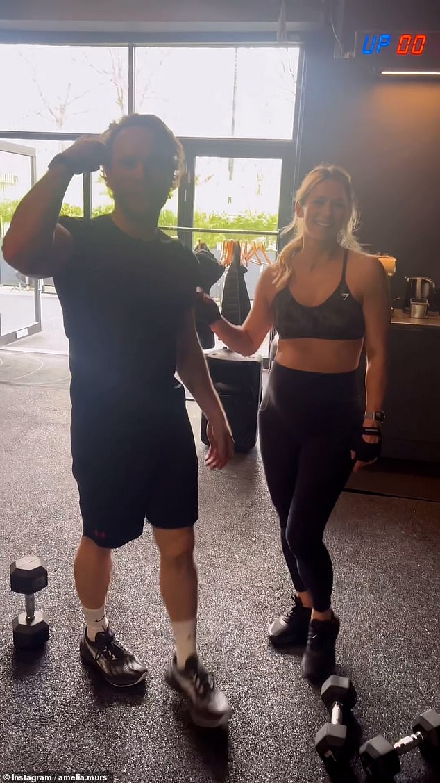 1711469145 771 Olly Murs and pregnant wife Amelia hit the gym for