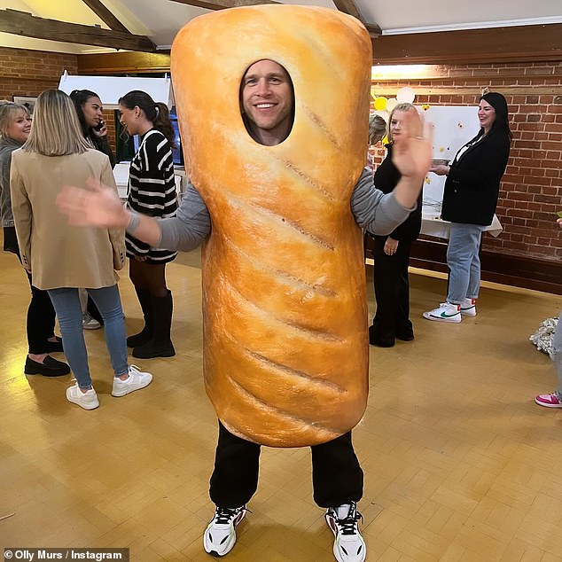 The Dear Darlin hitmaker dressed like a sausage roll for the event as he shared hilarious snaps on his Instagram from the fun-filled day.