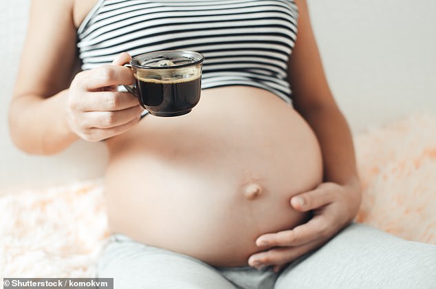 It is recommended that pregnant women drink no more than 200 mg of caffeine per day, but most drink at least 100 mg more than that (stock)