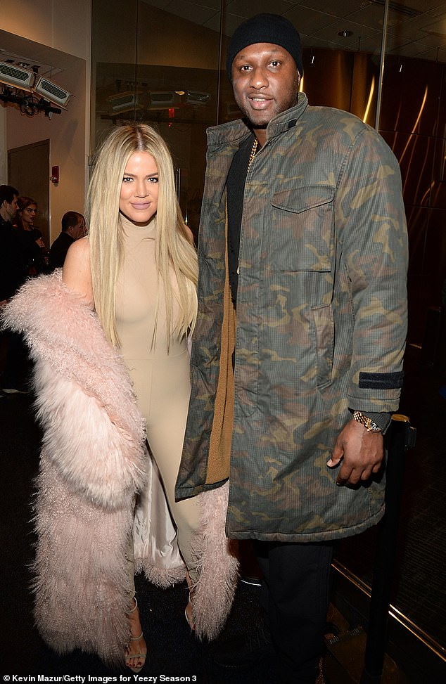 Lamar and Khloe married in 2009 after just 30 days of knowing each other.  They finally divorced in 2016 (pictured from that year).