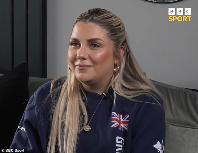 In 2021, the athlete was unable to take part in the Tokyo Olympics after testing positive for covid the day before her trip to Japan (Pictured: speaking to BBC Sport this week)