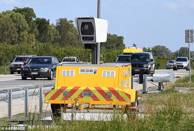 The mobile speed radars (in the photo) will also be operational during the Easter weekend