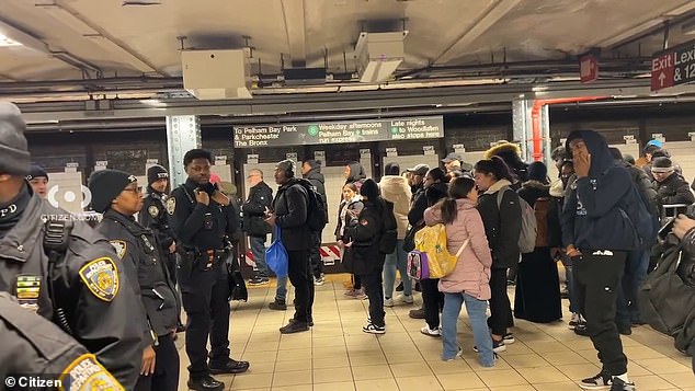Worried commuters are at the 125th Street Station after a fatal pushing incident Monday night.