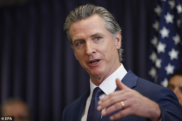 California was the first state to adopt the Advanced Clean Cars II rule (pictured: California Governor Gavin Newsom)