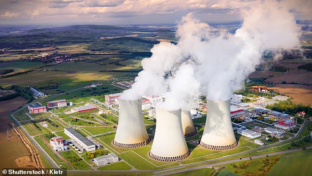 Businessman Dick Smith supports Australia's move to nuclear energy.  Pictured is an aerial view of the Temelin nuclear power plant in the Czech Republic.