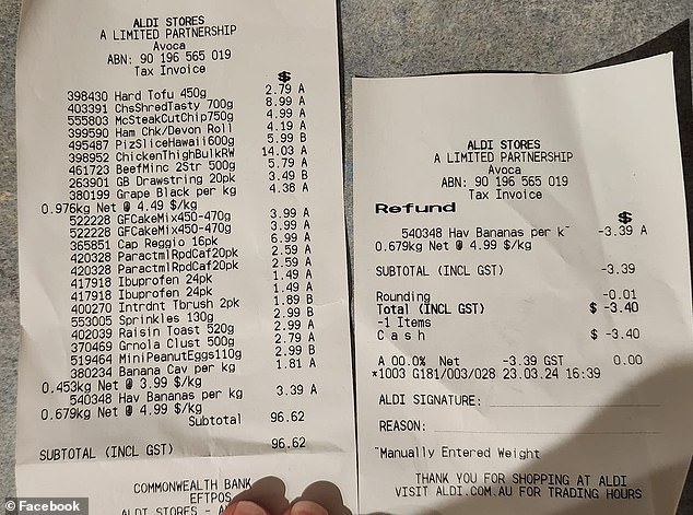 Based on the receipts, it is clear that Nikita purchased a bunch of Habanero bananas, priced at $4.99 per kilo, and Cavendish bananas, priced at $3.99 per kilo. The two different types of bananas should be separated in the store with stickers so they can be easily identified.