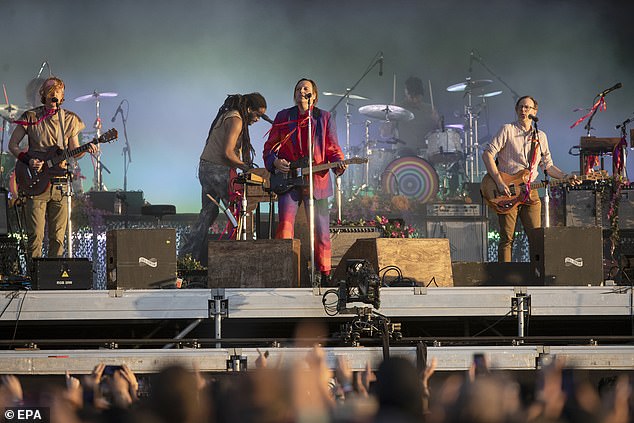 Canadian indie rock band Arcade Fire (pictured) was also scheduled to perform.