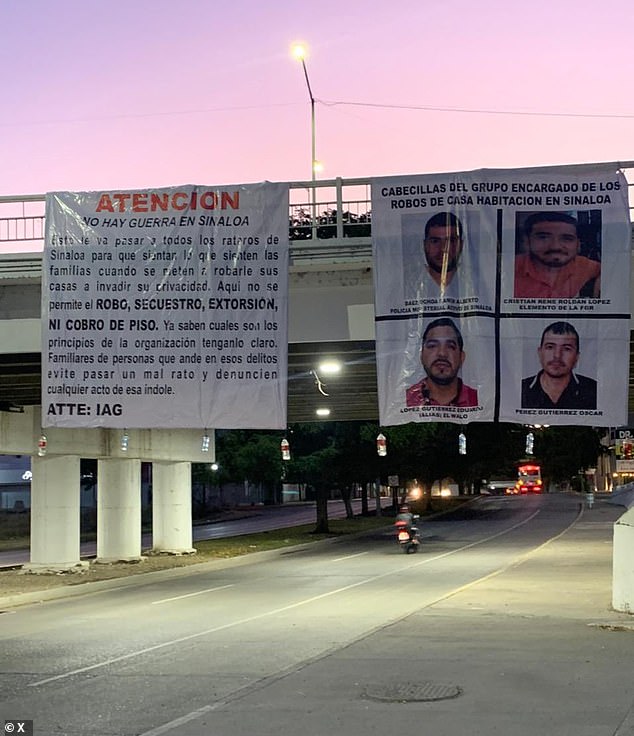The Mexican authorities have not attended to the narco banners found on Tuesday in Culiacán, Sinaloa.