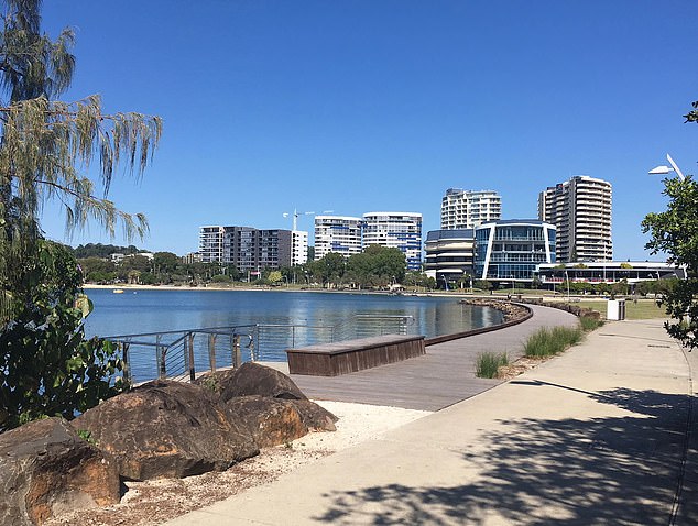 Kevin James Pettiford murdered Andrew Murray, a homeless man sleeping rough at Jack Evans Boat Harbor (pictured) in Tweed Heads in 2019.