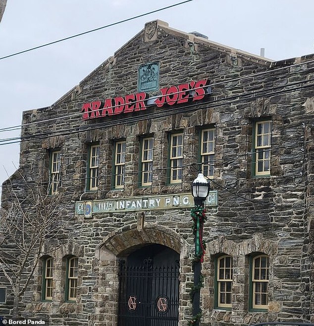 Meanwhile, a Trader Joe's in Media, Pennsylvania, used to be a Pennsylvania National Guard armory.