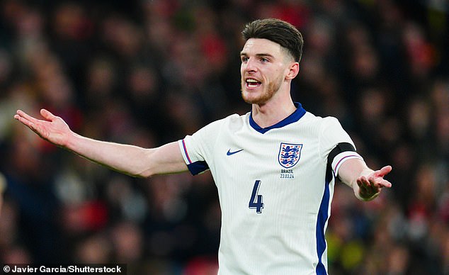 Declan Rice is a guaranteed starter in England's midfield at the Euros