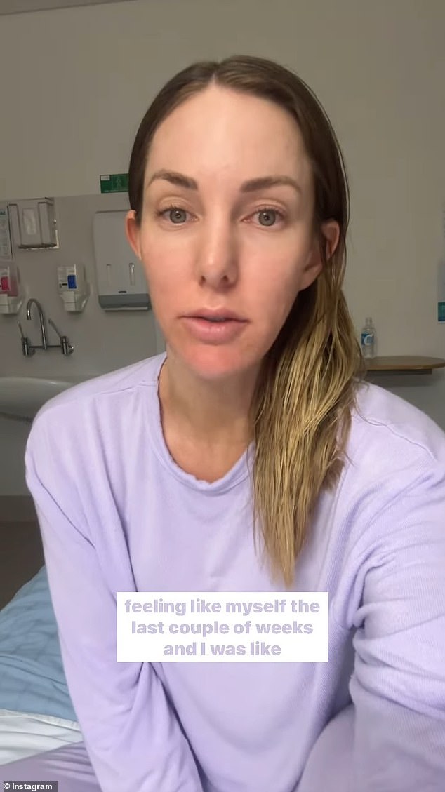 The 35-year-old Queensland mother-of-two posted on her Instagram Story, announcing that her MRI results were clear and she has since returned home.