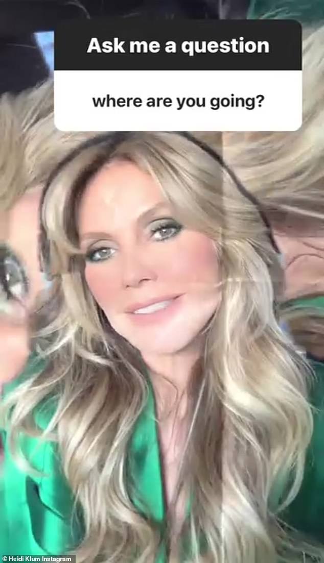 1711549533 408 Heidi Klum commands attention in jade green power suit as