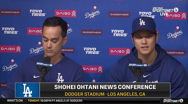 It came a day after Ohtani broke his silence on MLB's explosive betting investigation.