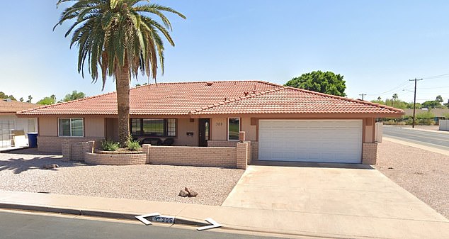 It is unclear who bought Berg the sports car he was driving. She and her family live in this $616,000 home in Tempe.