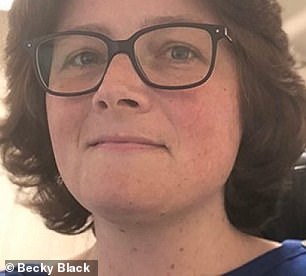 Becky Black, 44, from Texas, was told she had cancer after surgery to remove fibroids.