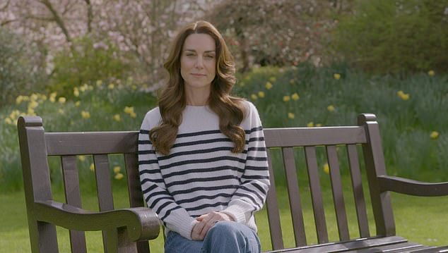 Kate Middleton posted a video online where she revealed her cancer diagnosis and that she was receiving preventative chemotherapy.