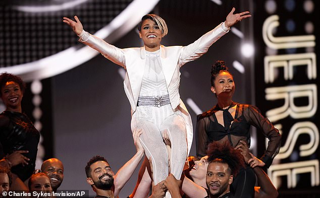 DeBose performs at the 75th Annual Tony Awards in 2022, at Radio City Music Hall in New York.