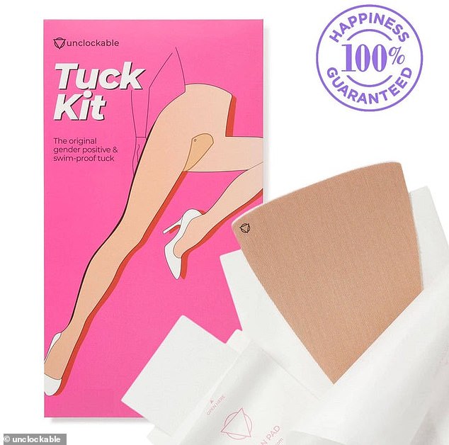 Others buy a 'girdle kit' to tape over the bulging area and appear more feminine.